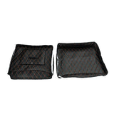 Chopped Pack Trunk Carpet Liner Black Orange Fit For Harley Touring Electra Road Glide 2014-2024