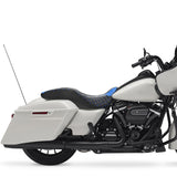Gel Seat C.C. RIDER Touring Seat 2 up Seat Driver Passenger Seat For Harley Touring Street Glide Road Glide Electra Glide Honeycomb Stitiching, 2008-2023
