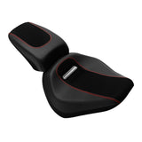 C.C.RIDER Softail Seat Two Piece 2 Up Seat Alcantara Leather For Harley Softail Breakout FXBR FXBRS, 2018-2025