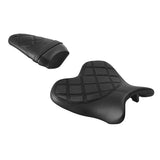 C.C. RIDER YZF R1 Front And Rear Seat For YAMAHA YZFR1 Black Diamond Stitching, 2015-2024