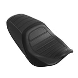 C.C. RIDER Touring Seat One Piece 2 Up Seat Driver Passenger Seat Black Stitching For Street Glide Road Glide, 2023-2025