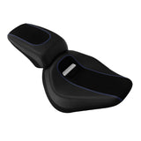 C.C.RIDER Softail Seat Two Piece 2 Up Seat Alcantara Leather For Harley Softail Breakout FXBR FXBRS, 2018-2025