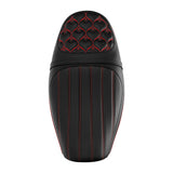 C.C.RIDER Kawasaki Z900RS ERGO Seat Genuine Z900RS Cafe 2 up Seat Black Red Fire Pattern, Kawasaki Z900RS 2018-2025