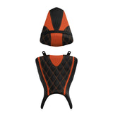 C.C. RIDER YZF R3 Front And Rear Seat For YAMAHA YZFR3 Lattice Sitiching Color Trimming, 2015-2023