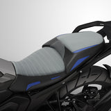 C.C. RIDER BMW R1300GS Seat Rider Passenger Seat Pillion Cushion Blue Gray Black For BMW R1300GS, 2023-2025