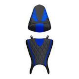 C.C. RIDER YZF R3 Front And Rear Seat For YAMAHA YZFR3 Lattice Sitiching Color Trimming, 2015-2023