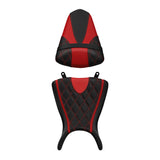 C.C. RIDER YZF R3 Front And Rear Seat For YAMAHA YZFR3 Lattice Sitiching Color Trimming, 2015-2023