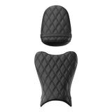 C.C. RIDER GSX-R750 GSX-R600 Front And Rear Seat Fit For SUZUKI GSXR750 GSXR600 Black Lattice Stitch, 2008-2010