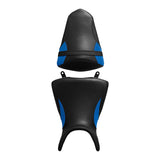 C.C. RIDER YZF R3 Front And Rear Seat For YAMAHA YZFR3 Black Blue, 2015-2023