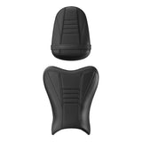 C.C. RIDER GSX-R750 GSX-R600 Front And Rear Seat Fit For SUZUKI GSXR750 GSXR600 Black Carbon Fiber Stitch, 2008-2010
