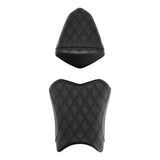 C.C. RIDER Ninja300 EX300 Front And Rear Seat For Kawasaki Black Diamond Stitch, 2013-2017