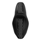 C.C. RIDER Touring Seat 2 up Seat Driver Passenger Seat Honeycomb Stitching For Harley Touring Street Glide Road Glide Electra Glide, 2008-2023
