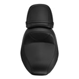 C.C. RIDER Touring Seat Two Piece 2 Up Seat Driver Solo Seat Passenger Seat Black For CVO Street Glide CVO Road Glide, 2023-2025