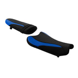 C.C. RIDER GSX-R1000 Front And Rear Seat Fit For SUZUKI GSXR1000  Black Blue pattern, 2005, 2006