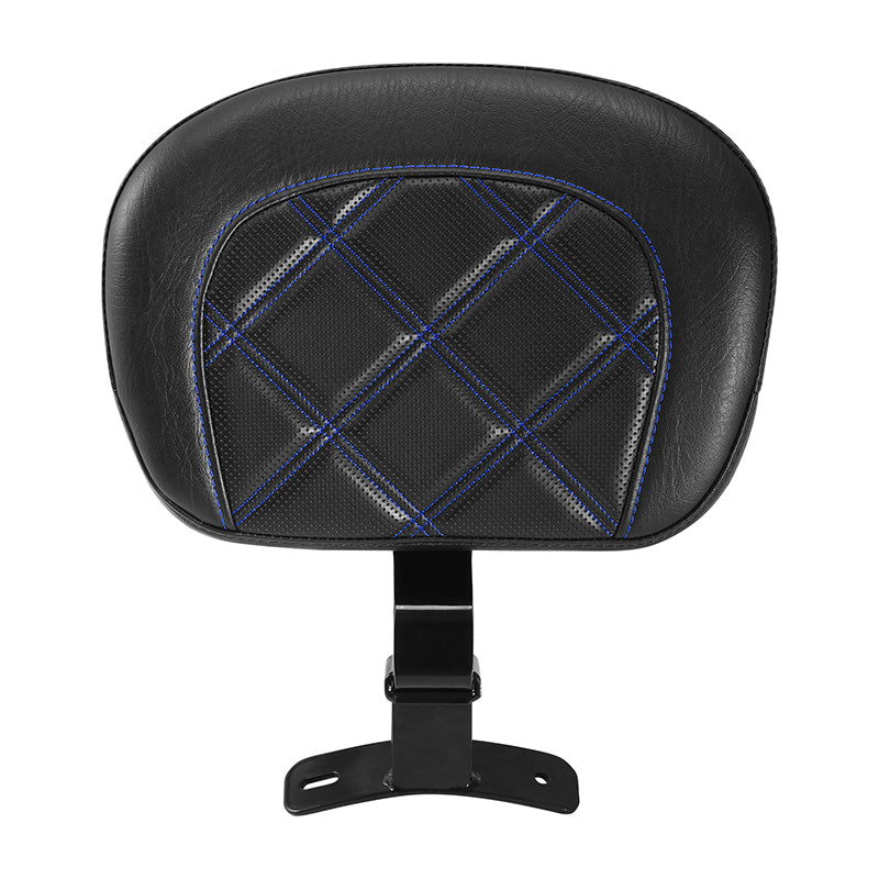 Driver Backrest Pad For Harley Touring Street Glide 09-2023 (Black Leather)