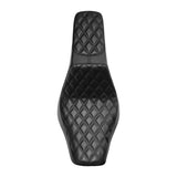 C.C. RIDER Softail Step Up Seat 2 Up Seat Diamond Stitching For Softail Street Bob FXBB Standard FXST Models 2018-2024