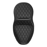 C.C. RIDER Touring Seat One Piece 2 Up Seat Driver Passenger Seat Black Lattice For Street Glide Road Glide, 2023-2024