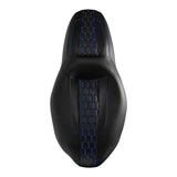 C.C. RIDER Touring Seat 2 up Seat Driver Passenger Seat Honeycomb Stitching For Harley Touring Street Glide Road Glide Electra Glide, 2008-2023