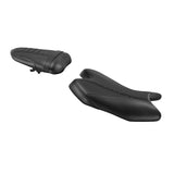 C.C. RIDER YZF R6 Front And Rear Seat For YAMAHA R6 YZFR6 Black Carbon Fiber Stitching, 2008-2016