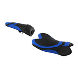 C.C. RIDER YZF R1 Front And Rear Seat For YAMAHA YZFR1 Black Blue, 2015-2024