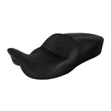 C.C. RIDER Touring Seat 2 Up Seat Driver Passenger Seat Honeycomb Stitching For Harley CVO Road Glide Electra Glide Street Glide Road King, 2009-2023