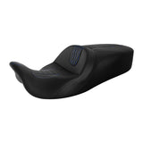 C.C. RIDER Touring Seat 2 Up Seat Driver Passenger Seat Honeycomb Stitching For Harley CVO Road Glide Electra Glide Street Glide Road King, 2009-2023