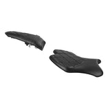 C.C. RIDER YZF R6 Front And Rear Seat Black Diamond Stitching For YAMAHA YZFR6 Black, 2017-2022