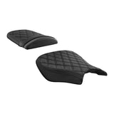 C.C. RIDER CBR1000RR Two Piece Seat Black Diamond For Honda CBR1000RR, 2004-2007