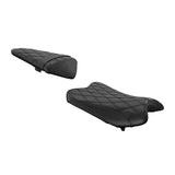 C.C. RIDER Ninja300 EX300 Front And Rear Seat For Kawasaki Black Diamond Stitch, 2013-2017