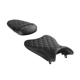 C.C. RIDER GSX-R750 GSX-R600 Front And Rear Seat Fit For SUZUKI GSXR750 GSXR600 Black Lattice Stitch, 2008-2010