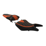 C.C. RIDER YZF R3 YZF R25 MT03 MT25 Front And Rear Seat For YAMAHA Lattice Sitiching Color Trimming, 2015-2023