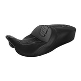 C.C. RIDER Touring Seat 2 Up Seat Driver Passenger Seat Honeycomb Stitching For Harley CVO Road Glide Electra Glide Street Glide Road King, 2009-2023