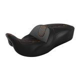 C.C. RIDER Touring Seat 2 Up Seat Driver Passenger Seat Honeycomb Stitching For Harley CVO Road Glide Electra Glide Street Glide Road King, 2009-2023