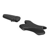 C.C. RIDER YZF R1 Front And Rear Seat For YAMAHA YZFR1 Black Lattice, 2004-2006