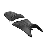 C.C. RIDER Ninja ZX6R ZX636 ZX6RR ZX600 Front And Rear Seat For Kawasaki Black Stitch, 2003-2004
