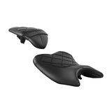 C.C. RIDER Ninja 400 Z400 Front And Rear Seat Fit For Kawasaki Ninja400 Black Latice, 2018-2024