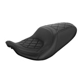 C.C. RIDER Touring Seat One Piece 2 Up Seat Driver Passenger Seat Diamond Stitching For Street Glide Road Glide, 2023-2025