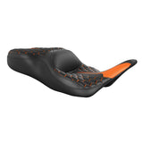 C.C. RIDER Touring Seat 2 Up Seat  Driver Passenger Seat For Harley CVO Road Glide Electra Glide Street Glide Road King Honeycomb, 1997-2007