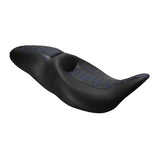 C.C. RIDER Touring Seat 2 up Seat Driver Passenger Seat Honeycomb Stitching For Harley Touring Street Glide Road Glide Electra Glide, 2008-2023
