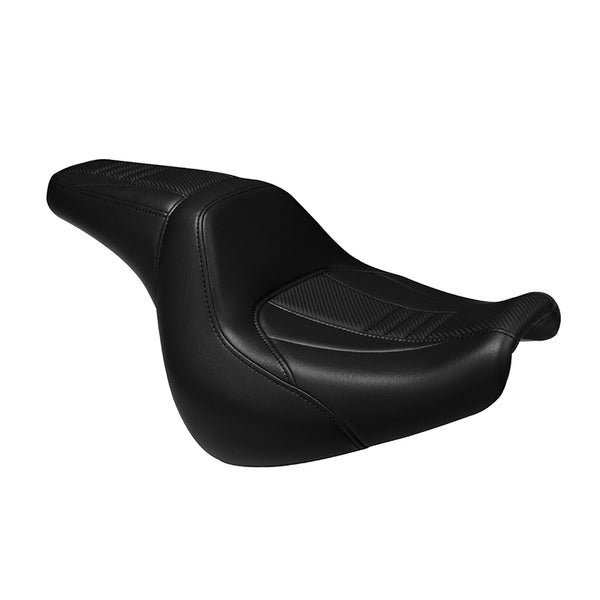 C.C. RIDER Softail Seat Driver And Passenger Seat Chopper Seat Black M ...