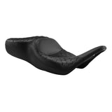 Gel Seat C.C. RIDER Touring Seat 2 Up Seat  Driver Passenger Seat For Harley CVO Road Glide Electra Glide Street Glide Road King Honeycomb, 1997-2007