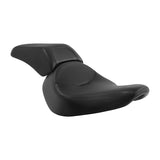 C.C. RIDER Softail Seat Two Piece 2 Up Seat Low Profile Driver Solo Seat Passenger Seat For Harley Softail Fat Boy Cross Bones, 2006-2017