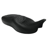 C.C. RIDER Touring Seat 2 Up Seat Driver Passenger Seat Lattice Stitching For Harley CVO Road Glide Electra Glide Street Glide Road King, 2009-2023