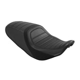 C.C. RIDER Touring Seat One Piece 2 Up Seat Driver Passenger Seat Black Stitching For Street Glide Road Glide, 2023-2025