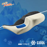 Gel Seat C.C. RIDER Touring Seat 2 Up Seat  Driver Passenger Seat For Harley CVO Road Glide Electra Glide Street Glide Road King Honeycomb, 1997-2007
