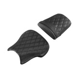 C.C. RIDER CBR600RR Two Piece Seat Black Diamond For Honda CBR600RR, 2003-2004