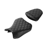 C.C. RIDER GSX-R750 GSX-R600 Front And Rear Seat For SUZUKI GSXR750 GSXR600 Black Diamond, 2011-2024