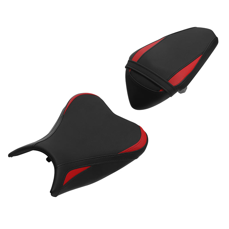 C.C. RIDER Ninja 400 Z400 Front And Rear Red Side Pattern Seat Fit For Kawasaki , 2018-2023