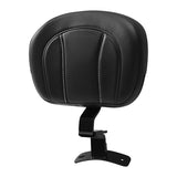 C.C. RIDER Rider Backrest Driver Backrest Pad For Harley Touring CVO Street Glide Road Glide Electra Glide Road King, 2009-2023