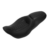 C.C. RIDER Touring Seat 2 up Seat Driver Passenger Seat Honeycomb Stitching For Harley Touring Street Glide Road Glide Electra Glide, 2008-2023
